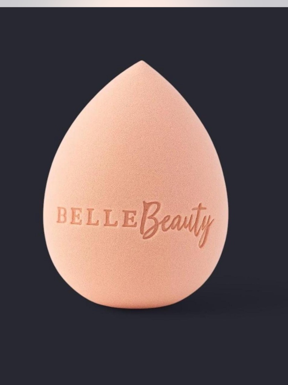 Peach Makeup Sponge Blender Belle Beauty by Kim Gravel